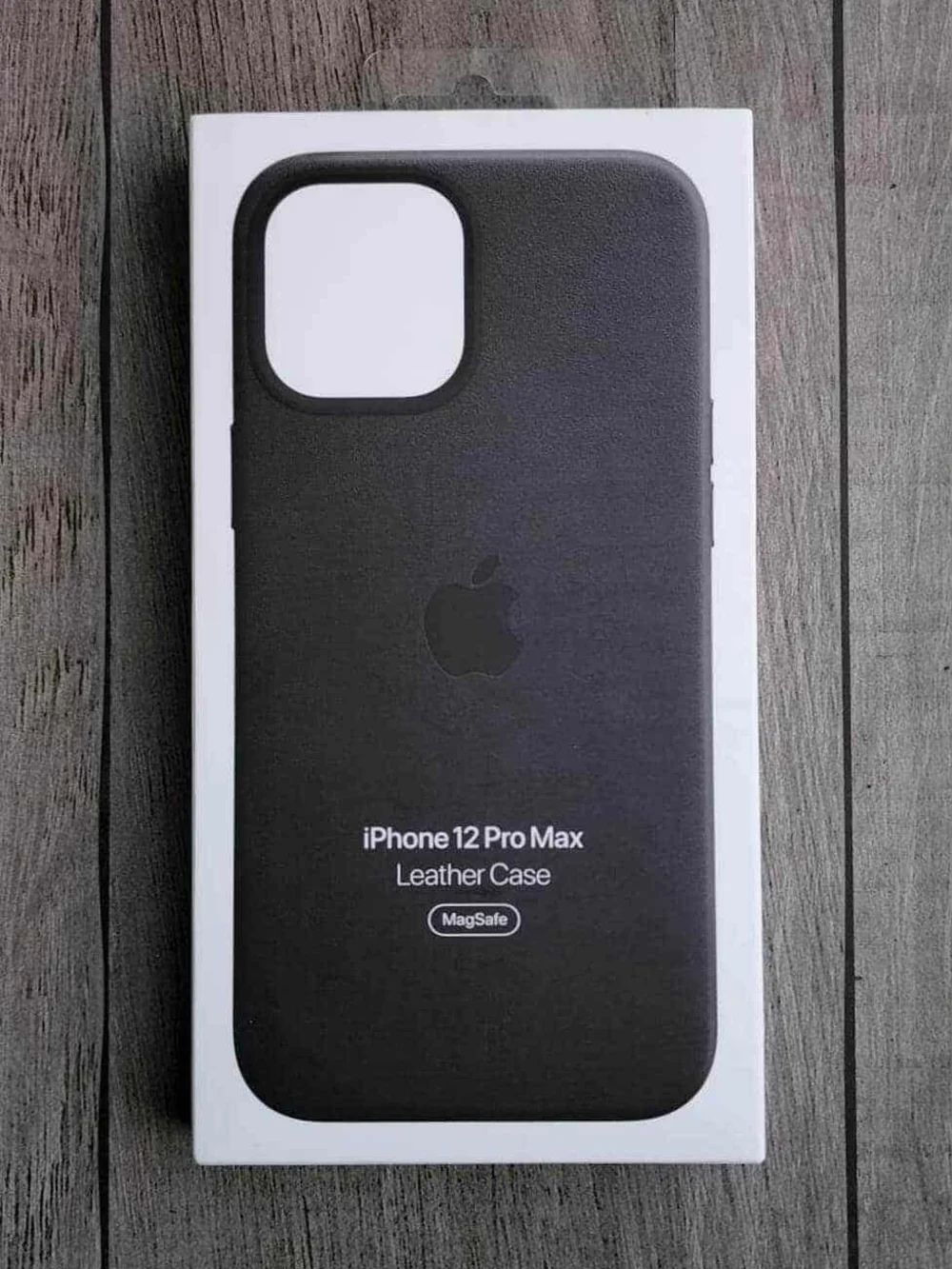 Apple iPhone 12 Pro Max Leather Case - Black